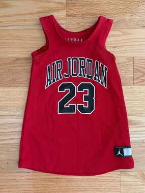 Jordan Air 23 Red Basketball Jersey Tank 2T